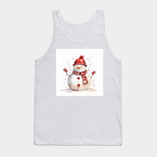 Christmas's snow man Tank Top